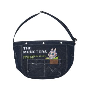 POP MART The Monsters LABUBU Fall in Wild Denim Tote Bag