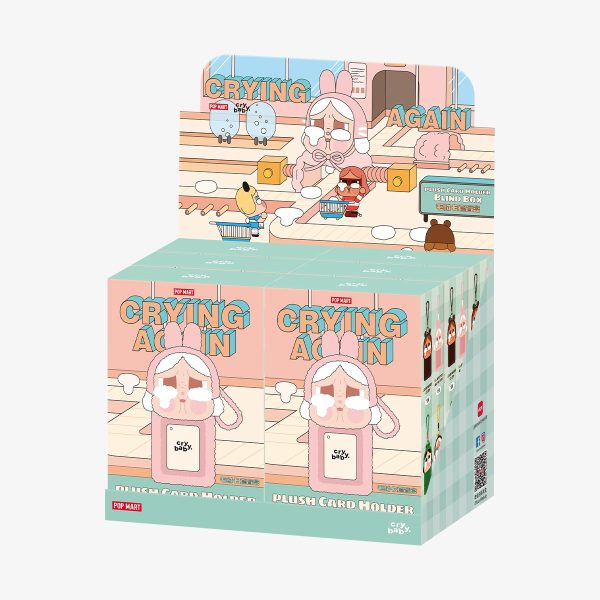 POP MART CRYBABY Crying Again Series Plush Card Holder Blind Box - Image 8