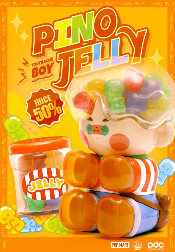 POP MART Pino Jelly Toothache Boy 200% Figurine - Image 2