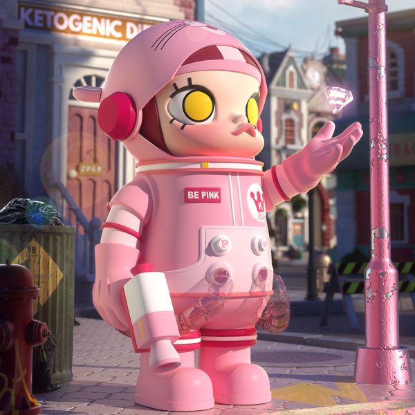 POP MART MEGA Space Molly 400% Pink Panther - Image 3