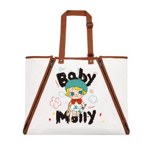 POP MART Baby Molly When I Was Three Series Tote Bag/Apron