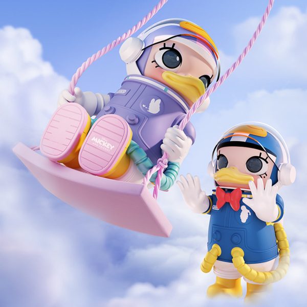 POP MART MEGA Space Molly 1000% Donald Duck & Daisy Duck - Image 3
