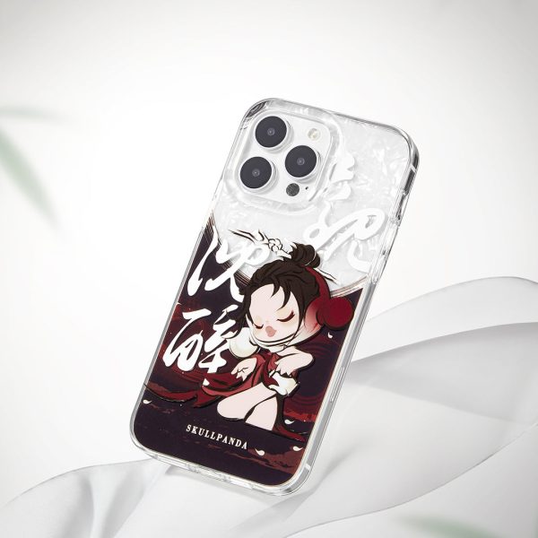 POP MART SKULLPANDA The Ink Plum Blossom Series iPhone Case - Image 2