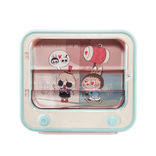 POP MART TV Set Luminous Display Box Container - The Monsters Catch Me If You Like Me