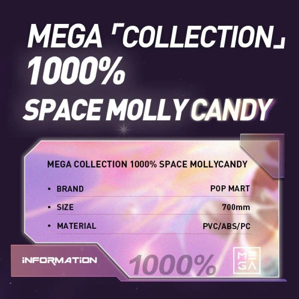 POP MART MEGA Space Molly 1000% Candy - Image 5