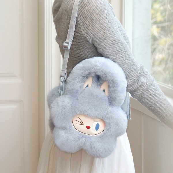 POP MART The monsters labubu classic Series-Plush Flower Bag - Image 5