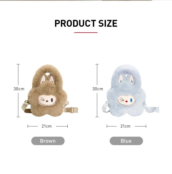 POP MART The monsters labubu classic Series-Plush Flower Bag - Image 2