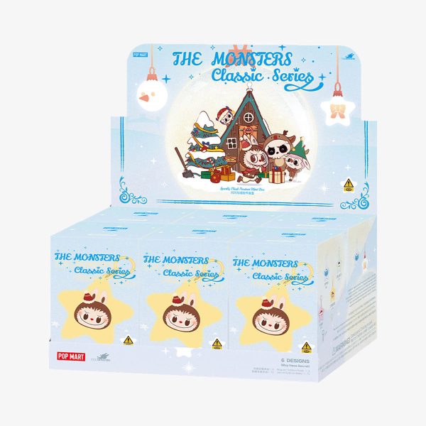 POP MART Labubu The Monsters Classic Series Sparkly Plush Pendant Sealed Case blind box - Image 3