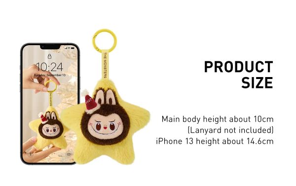 POP MART Labubu The Monsters Classic Series Sparkly Plush Pendant Sealed Case blind box - Image 7