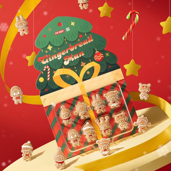 POP MART POP BEAN Gingerbread Man Mini Figures (8 Pack) - Image 3