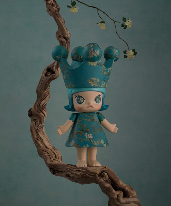 POP MART MEGA Royal Molly 400% Van Gogh Museum Almond Blossom - Image 2