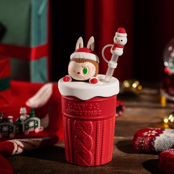 POP MART The Monsters Let-s Christmas Series Straw Cup - Image 2