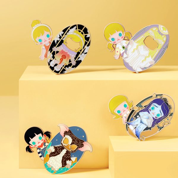 POP MART Molly Imaginary Wandering Series Enamel Pin Badge Blind Box - Image 2