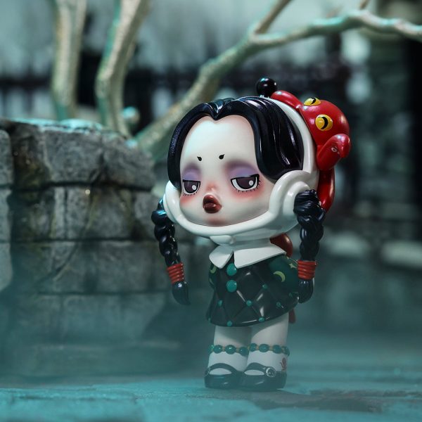 POP MART SKULLPANDA x The Addams Family Series Blind Box Wednesday - Image 2