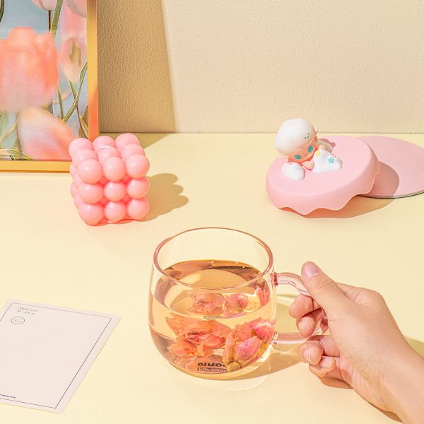 POP MART Dimoo Always by Your Side Glass Cup with Cover - Image 2