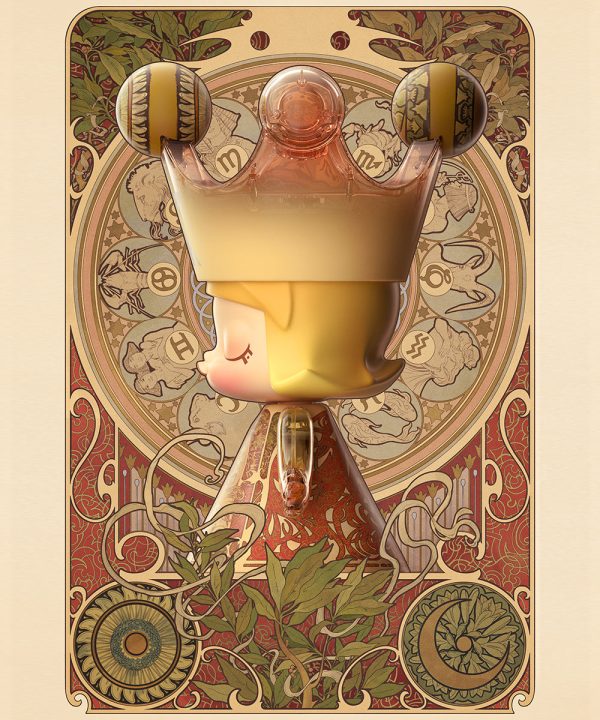 POP MART MEGA Royal Molly 400% Mucha · Zodiac - Image 2