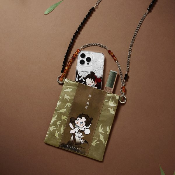 POP MART SKULLPANDA The Ink Plum Blossom Series Mini Bag - Image 2