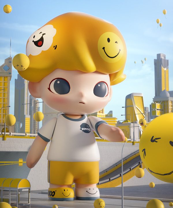 POP MART MEGA JUST DIMOO 1000% x SmileyWorld - Image 2