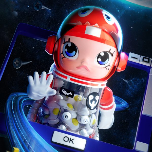 POP MART MEGA Space Molly 1000% Philip Colbert - Image 2