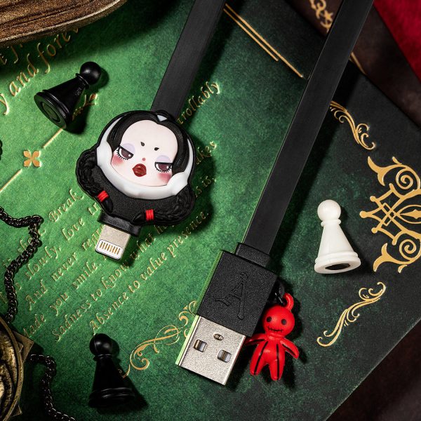 POP MART SKULLPANDA The Addams Family Series iPhone Cable - Image 2