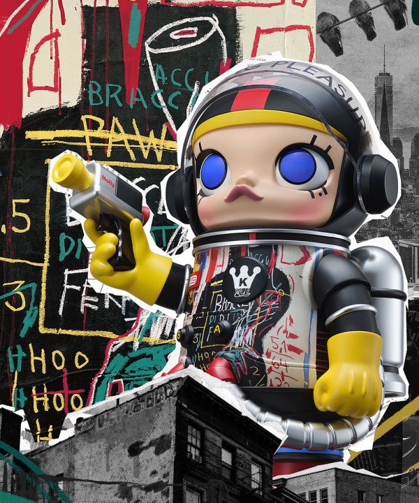 POP MART MEGA Space Molly 400% JEAN-MICHEL BASQUIAT - Image 2