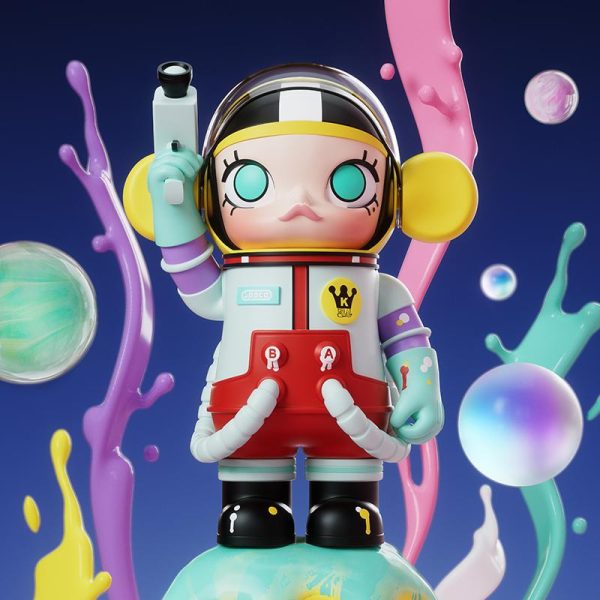 POP MART MEGA Space Molly 1000% Little Painter - Image 3