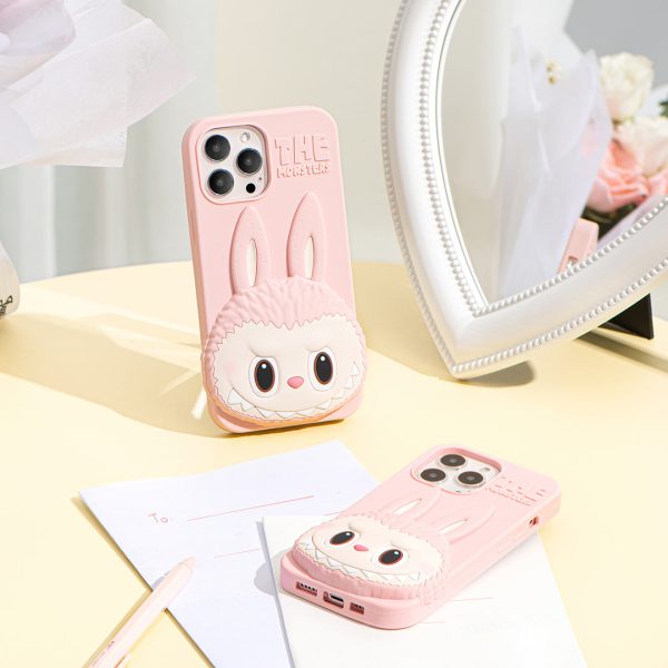 POP MART The Monsters LABUBU iPhone Case – Pink - Image 2