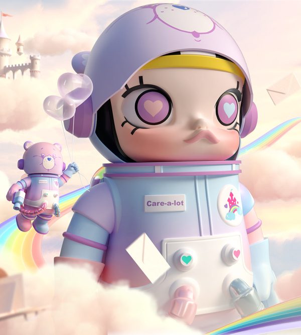 POP MART MEGA Space Molly 1000% Care-a-Lot Bear - Image 2