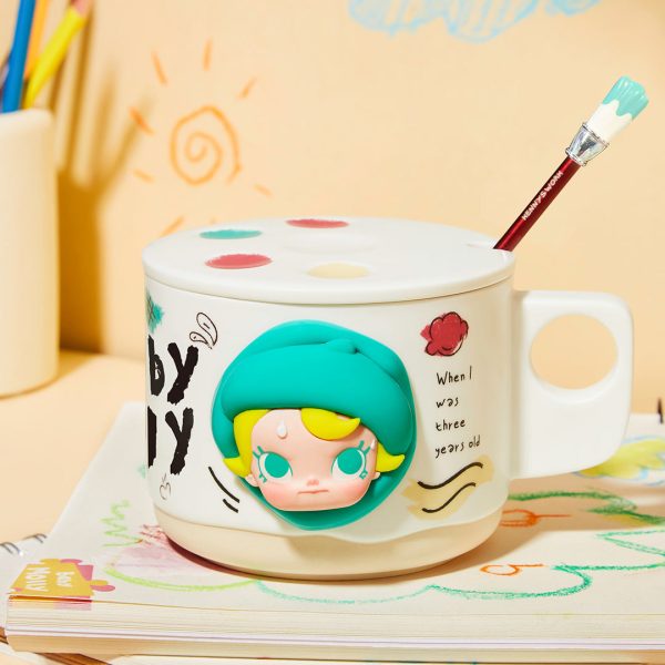 POP MART Baby Molly When I Was Three Series Mug Cup with Cover - Image 2