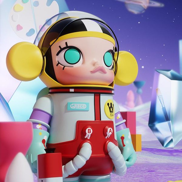 POP MART MEGA Space Molly 1000% Little Painter - Image 2