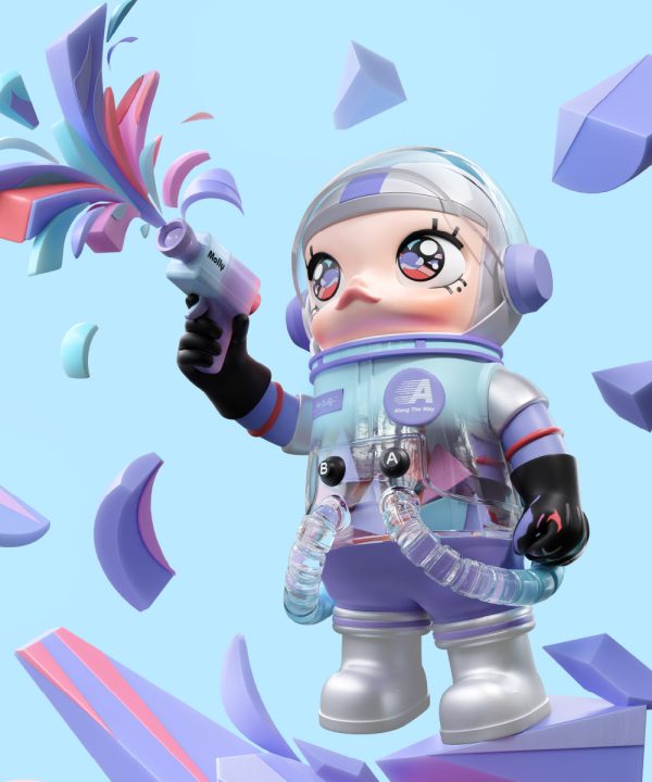 POP MART MEGA Space Molly 1000% Louis De Guzman - Image 2