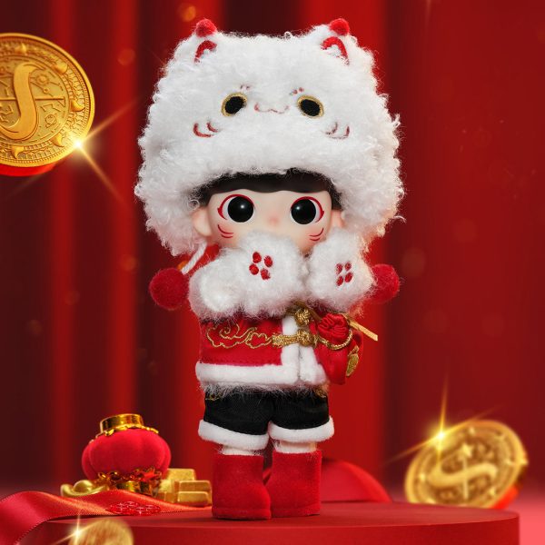 POP MART DIMOO Fortune Cat BJD Action Figure Doll - Image 3