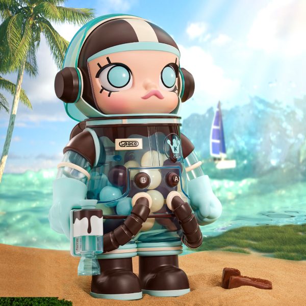 POP MART MEGA Space Molly 1000% Mint Chocolate - Image 4