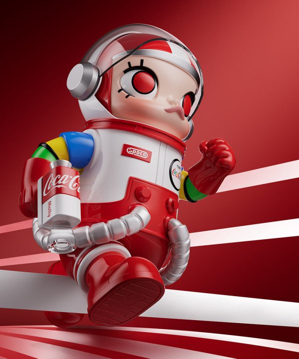 POP MART MEGA Space Molly 400% TEAM COCA-COLA - Image 2