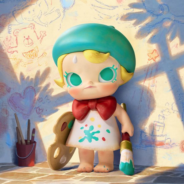 POP MART Baby Molly Future Painter 200% Figurine - Image 2
