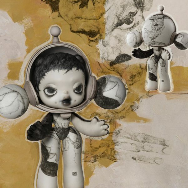 POP MART MEGA α SKULLPANDA 400% Egon Schiele - Image 2