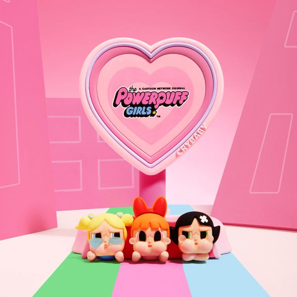 POP MART Crybaby × The Powerpuff Girls Series Phone Bracket/Handheld Mirror - Image 2