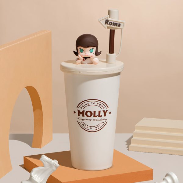 POP MART Molly Imaginary Wandering Series Straw Cup - Image 2