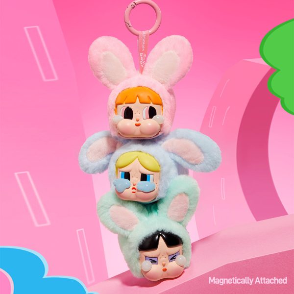 POP MART Crybaby × The Powerpuff Girls Series Vinyl Plush Pendant Blind Box - Image 3
