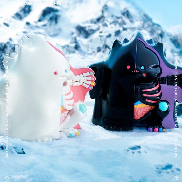 POP MART MEGA YUKI 400% POLAR DAY & POLAR NIGHT - Image 3