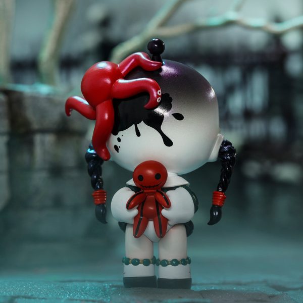 POP MART SKULLPANDA x The Addams Family Series Blind Box Wednesday - Image 3