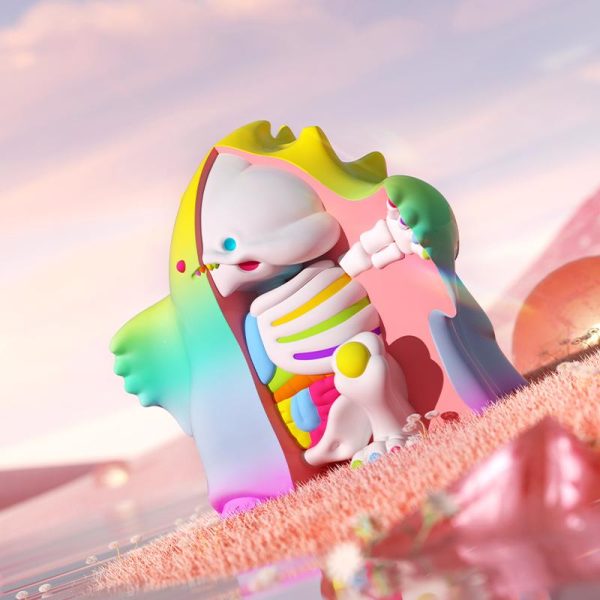 POP MART MEGA YUKI 400% Rainbow - Image 4