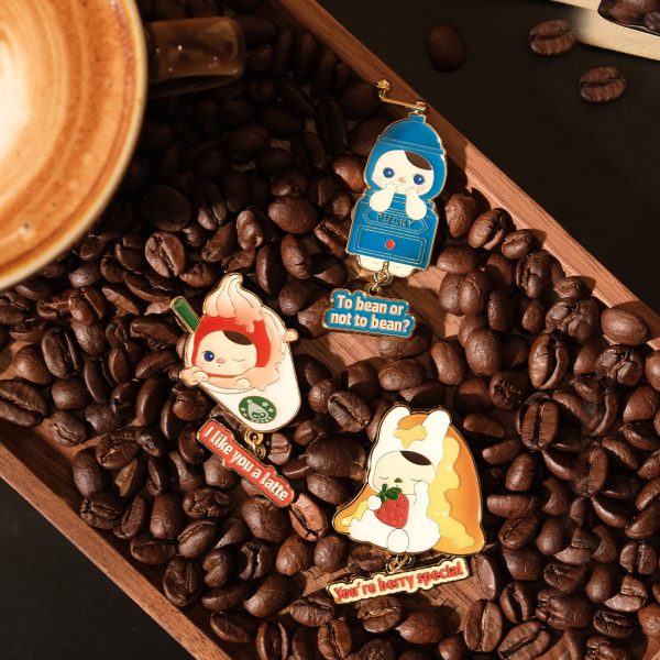 POP MART Pucky Rabbit Cafe Series Enamel Pin Badge Blind Box - Image 2