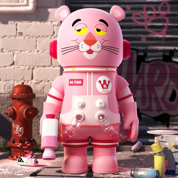 POP MART MEGA Space Molly 400% Pink Panther - Image 5