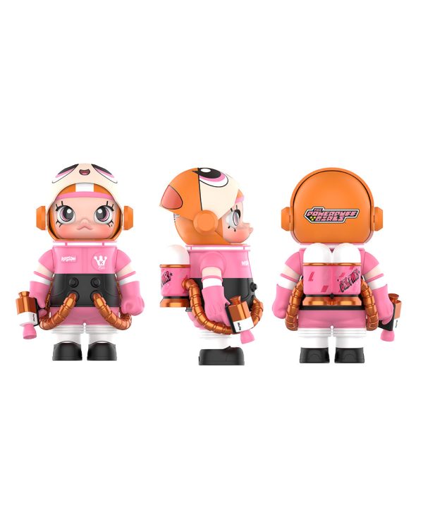 POP MART MEGA Space Molly 400%+100% Combo The Powerpuff Girls-Blossom - Image 3