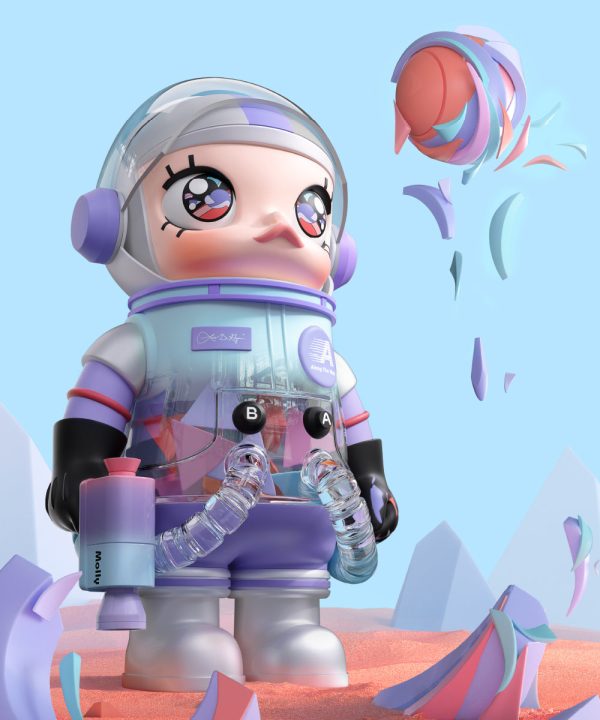 POP MART MEGA Space Molly 1000% Louis De Guzman - Image 3