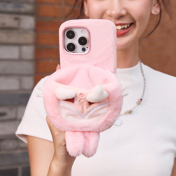 POP MART CRYBABY Crying Again Series – Plush iPhone Case - Image 3