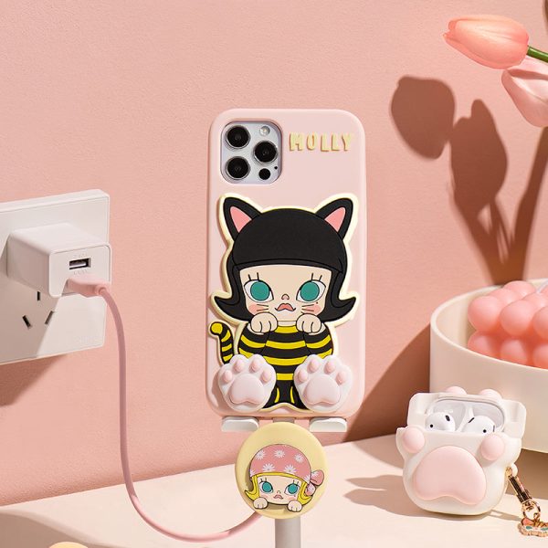 POP MART A Boring Day With Molly Phone Case for iPhone 14/13 Series - Image 3