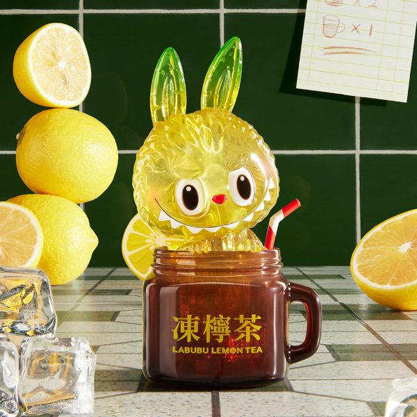 POP MART THE MONSTERS LABUBU Lemon Tea 100% Figurine - Image 3