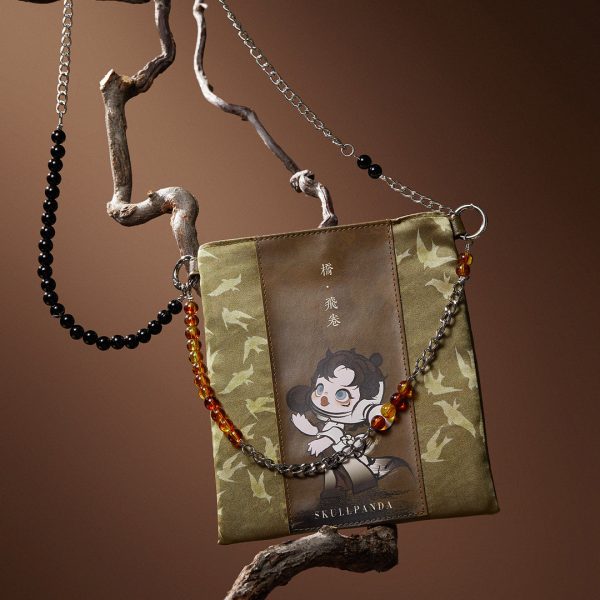 POP MART SKULLPANDA The Ink Plum Blossom Series Mini Bag - Image 3